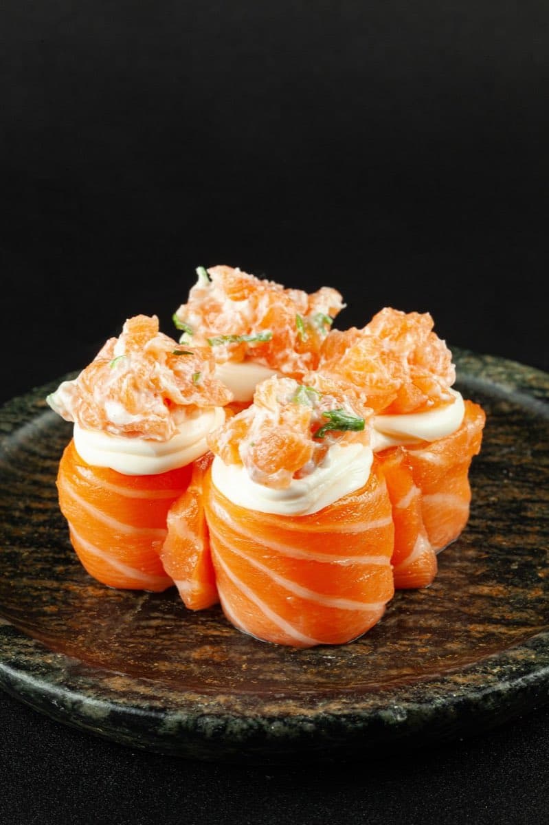 Gunkan Tartar de Salmão - 4 Unidades