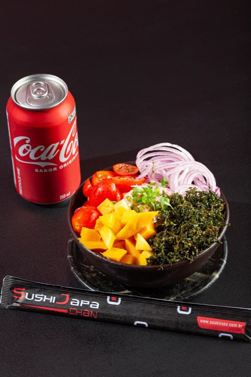Monte seu Poke + Coca-Cola 350ml #Promo
